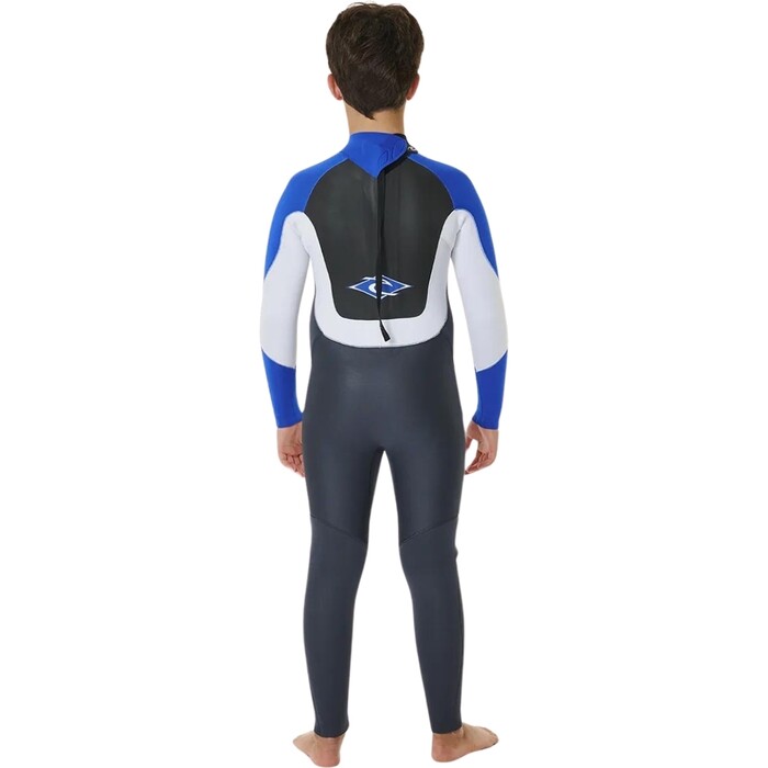 2024 Rip Curl Junior Omega 5/3mm Back Zip Wetsuit 13NBFS - Blue